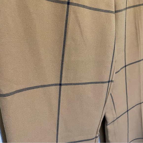 Anthropologie Sable Windowpane Trousers Size 6 Office Wear Professional EUC - Picture 5 of 9